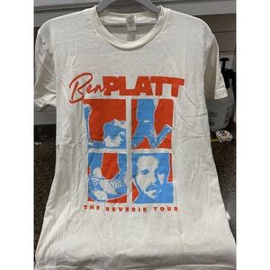 ben platt the reverie tour‎ white tee medium